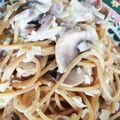 R1NR1N's cooksnap of when they made マッシュルームのクリームパスタ.