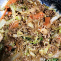 yosiee's cooksnap of when they made ✤ひき肉と春雨の炒めもの✤チャプチェ風.