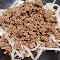 みーしゃパンダ's cooksnap of when they made ★超簡単❗モヤシの挽き肉ソースかけ★.