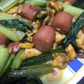 ラクラクダ's cooksnap of when they made ソーセージと小松菜の中華風　玉子炒め.