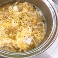 マダムカフェ♡'s cooksnap of when they made 白菜とたまごのコンソメスープ.