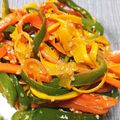 monjimari's cooksnap of when they made 彩り野菜きんぴら.