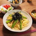 ハチワレねこ's cooksnap of when they made アスパラと明太子のパスタ♪.