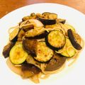 ギルモア's cooksnap of when they made ベーコンとなすとズッキーニの和風パスタ.