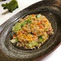 こざい's cooksnap of when they made たまごレタスチャーハン.