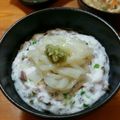 yukitarooo's cooksnap of when they made イカのねばねば桜どんぶり♡.