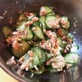 kamesayo's cooksnap of when they made ポリポリやみつき＊きゅうりとツナの梅和え.