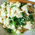 ＊キーツニャン＊'s cooksnap of when they made 簡単☆モロヘイヤと豆腐のわさび和え.