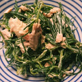 ma616y's cooksnap of when they made おかひじきとツナのマヨ和え♡.