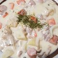 クック3B4H42☆'s cooksnap of when they made ルー不使用！簡単美味しいホワイトシチュー.