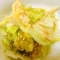 mmiii☆'s cooksnap of when they made キャベツの梅ゴマ和え.
