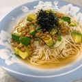 ☆すぬぴっぴ☆'s cooksnap of when they made アボカドと納豆のぶっかけそうめん.