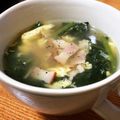ちっち123's cooksnap of when they made ほうれんそうとベーコンのたまごスープ♪.