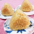 ＊sunlight＊'s cooksnap of when they made 甘い焼おにぎり フライパン 簡単 絶品　.