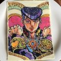 ☆ベコ☆'s cooksnap of when they made ジョジョ♪承太郎さんキャラチョコ！.