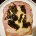 inLondon's cooksnap of when they made 簡単☆朝トースト：韓国海苔とハムチーズ.
