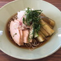 KumaHacci's cooksnap of when they made 蒸し鶏と焼きナスの冷たい蕎麦.