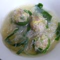 くぅこりん's cooksnap of when they made 中華風☆はるさめスープ（肉団子入り）.