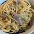 naopreza's cooksnap of when they made 豚ばら肉の和風パスタ.