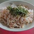 aki929's cooksnap of when they made かんたん白滝たらこあえ.