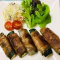 オウジリリノエ's cooksnap of when they made ズッキーニと大葉の豚肉巻き。.
