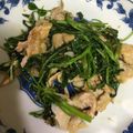 クックGXY3W☆'s cooksnap of when they made 空芯菜と豚バラのオイスター炒め.