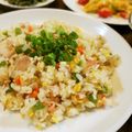 アイリッシュショコラ's cooksnap of when they made ラーメンスープで残り物パラパラチャーハン.