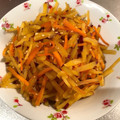 ♡ミリア♡'s cooksnap of when they made さつま芋とにんじんのきんぴら☆.