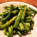 nkym31suke's cooksnap of when they made いんげんの生姜にんにく醬油和え.