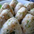 ♪リース's cooksnap of when they made 簡単ランチ☆揚げ玉むすび。.