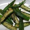 さーパパ's cooksnap of when they made 簡単！オクラのゴマ油、塩炒め.