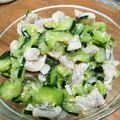 ちゃーん♪'s cooksnap of when they made アジとキュウリと生姜の酢の物☆ガリ使用.