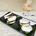はらぺこしろうさぎ's cooksnap of when they made 簡単一品☆長芋としそと海苔の佃煮のサンド.