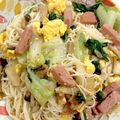 クック甘党。's cooksnap of when they made フライパン1つで♡そーめんチャンプル♡.