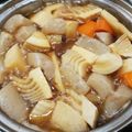 m11k12's cooksnap of when they made 鶏手羽とこんにゃくの煮物.