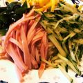  しー's cooksnap of when they made 冷やし中華(タレﾚｼﾋﾟ有り★).