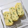 tamago大好き's cooksnap of when they made ニラ入りだし巻き卵.