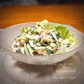 inyako's cooksnap of when they made きゅうりとかまぼこのマヨポンサラダ.