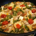 neko＊and…'s cooksnap of when they made 鶏モモ肉とあさりのパエリア.