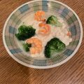 OZENstudio's cooksnap of when they made エビ豆腐ブロッコリーのヘルシー中華風.