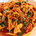 ねこのともだち's cooksnap of when they made [韓国料理]甘辛イカ丼오징어덮밥.