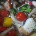 三つ星母ちゃん's cooksnap of when they made 休日のゆったりランチに！簡単アヒージョ！.