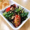こはる・▽・'s cooksnap of when they made 菜の花(小松菜もOK)とトマトのゴマ昆布.