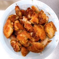 こはる・▽・'s cooksnap of when they made フライパンで揚げ焼き♪白だし唐揚げ.