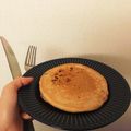 ぱくぱくもんさたー's cooksnap of when they made パンケーキ♪卵・牛乳・油もなし　ビーガン.