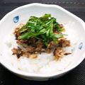 プルンバゴ's cooksnap of when they made 鯖の水煮缶で生姜たっぷりそぼろ丼♪.