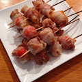 ごんごん⊃'s cooksnap of when they made ミニトマトの豚巻き串焼き.