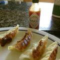 White_Bear's cooksnap of when they made 冷凍餃子にごま油とタバスコがけ.