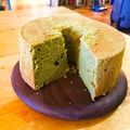 自分を愛する's cooksnap of when they made ☸抹茶シフォンケーキ☸.