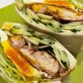 かちかちか's cooksnap of when they made 照り焼きチキンのわんぱくサンド♪.